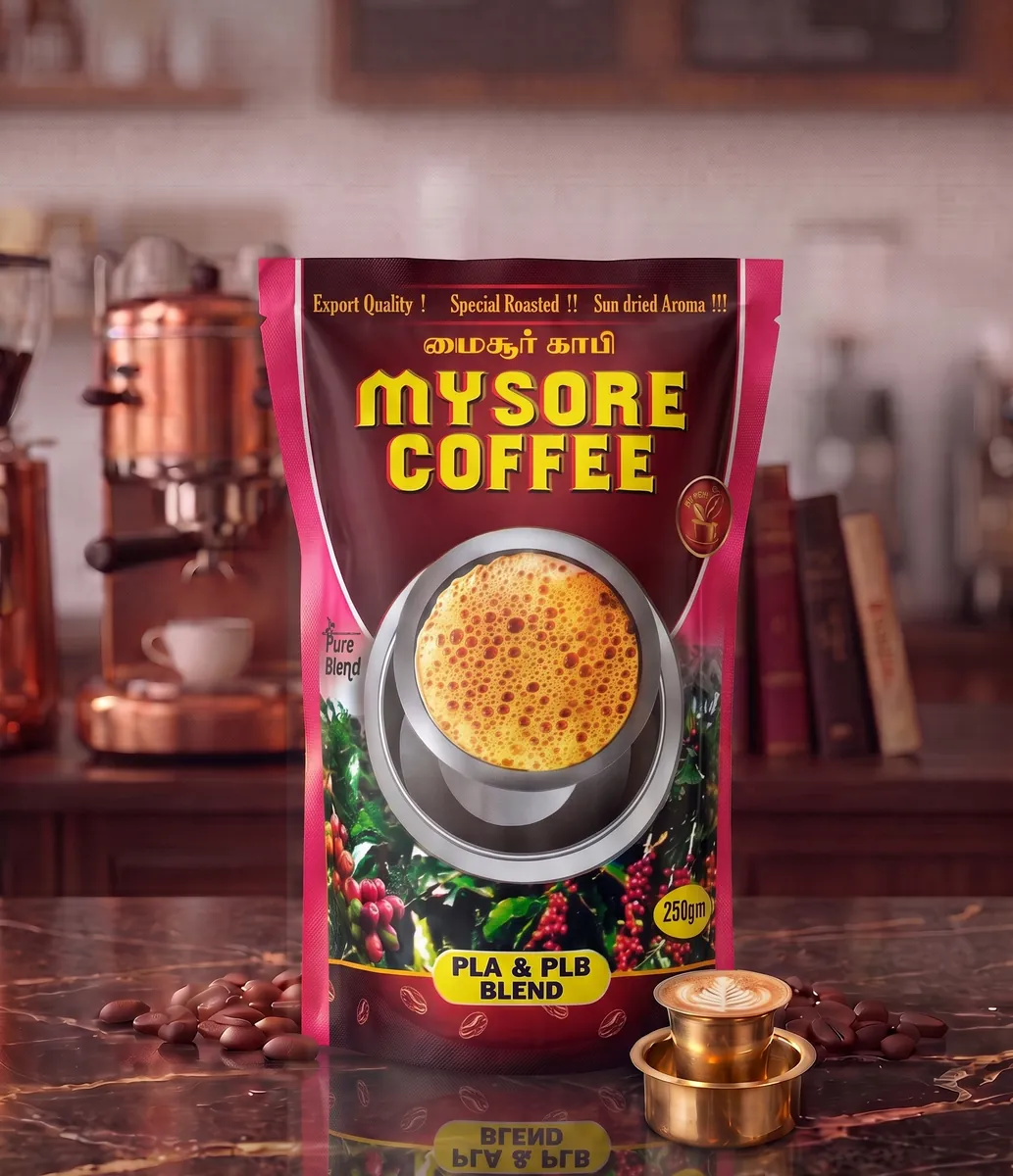Mysore Coffee (100% Pure Coffee) (Pink Edition) - Authentic South Indian Filter Coffee